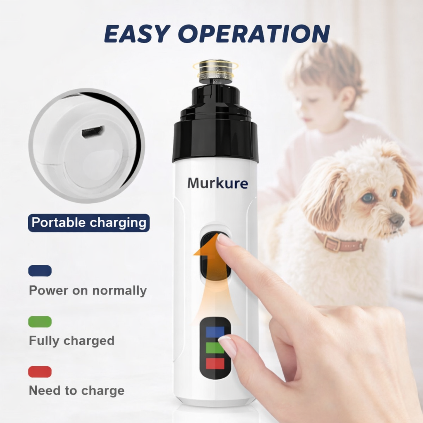 Quiet Pet Nail Grinder